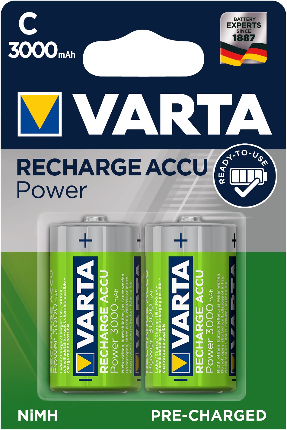 VARTA ACCU C/R14 x2 3000mAh VARTA