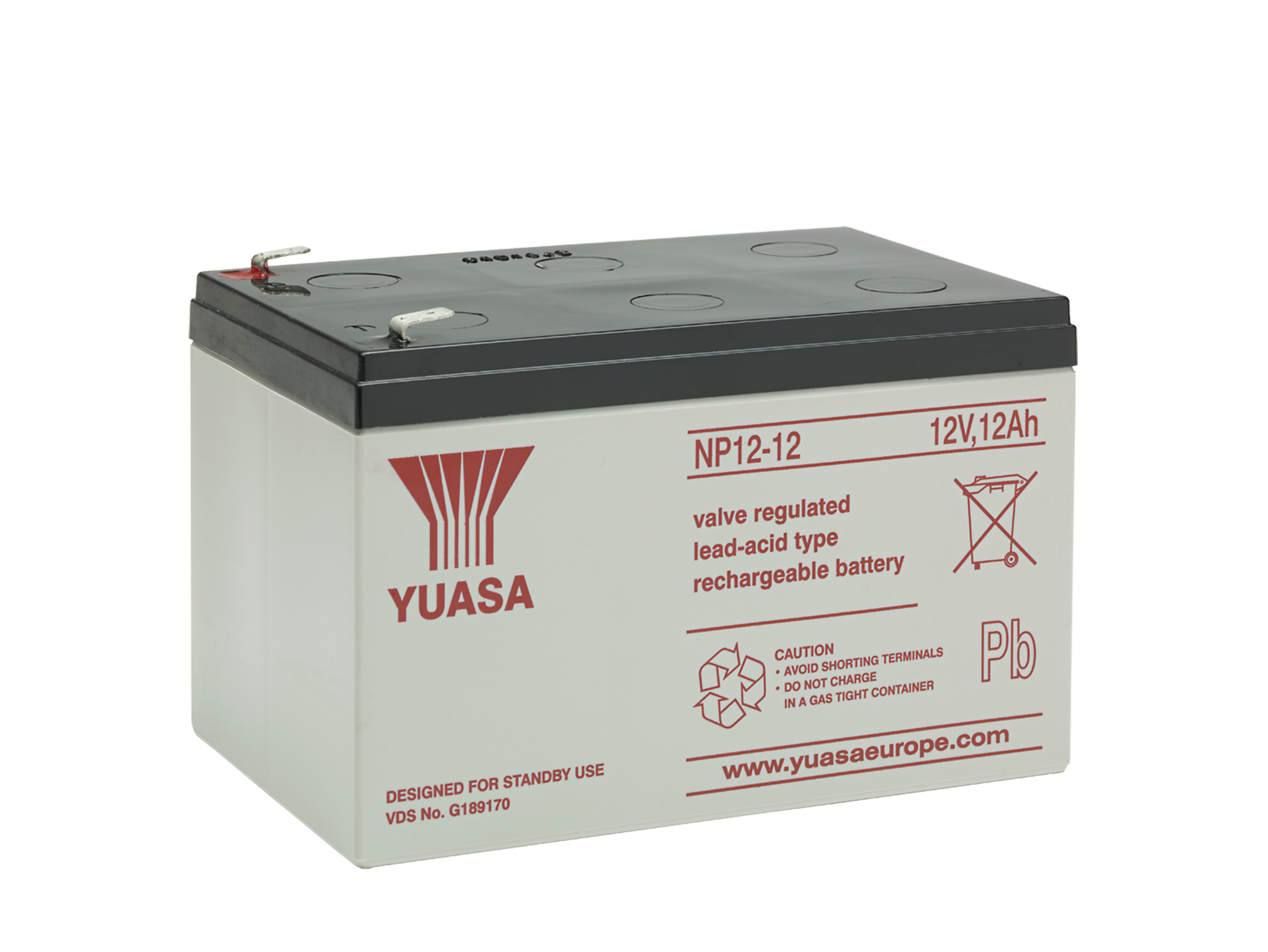 YUASA Plomb Etanche NP12-12 / 12V 12Ah YUASA