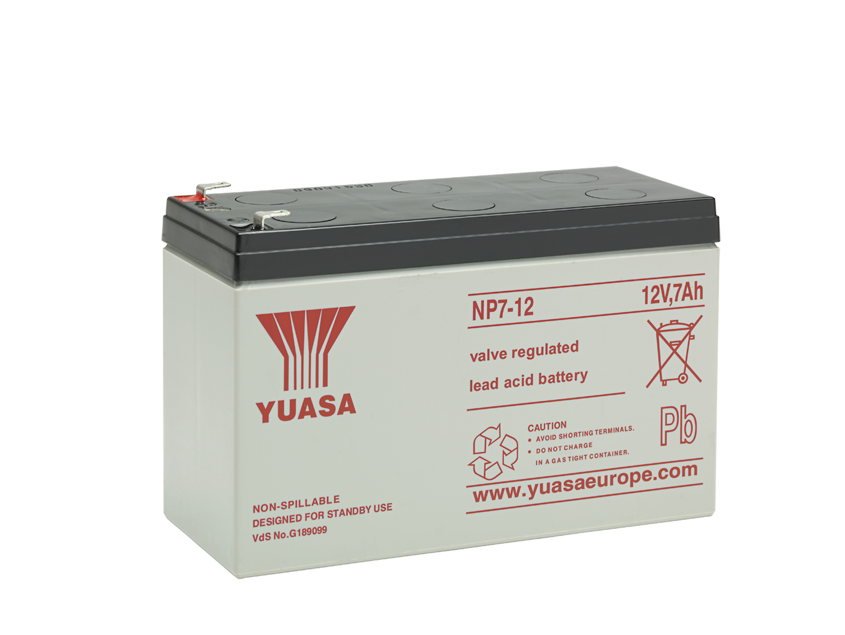 YUASA Plomb Etanche NP7-12 / 12V 7Ah YUASA