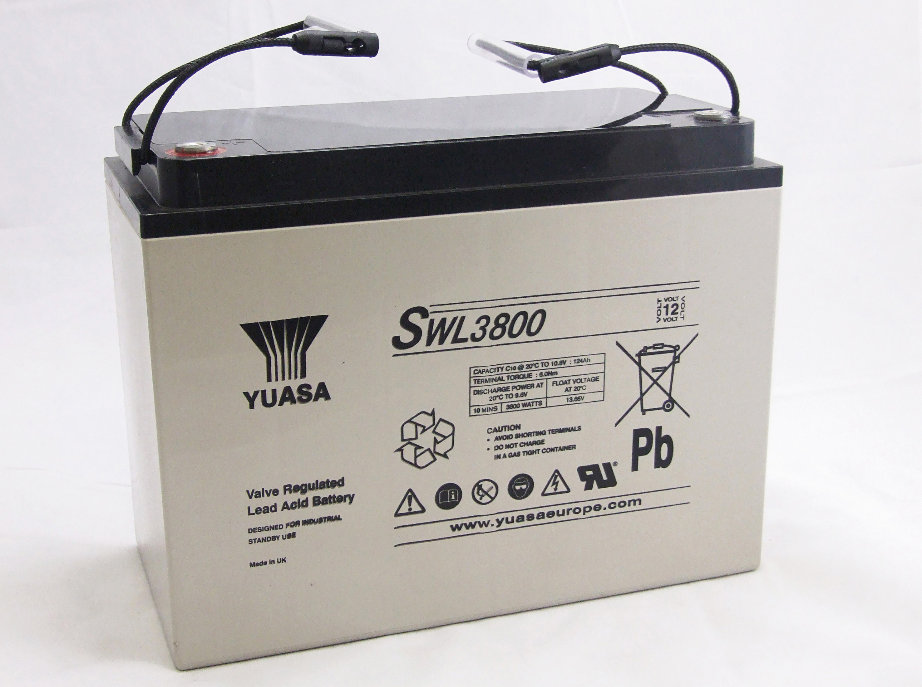 YUASA Plomb Etanche GAMME SWL - Applications décharges rapides 12V 132Ah YUASA