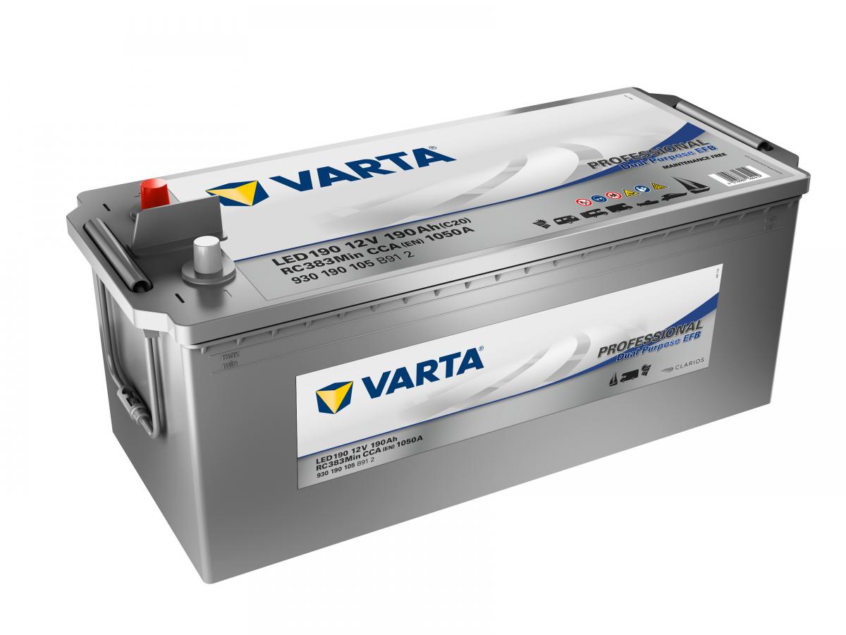 VARTA Professional Dual Purpose EFB 190 Ah 1050 CCA VARTA