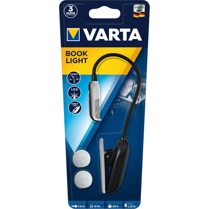 VARTA LAMPE MINI AAA x3 inclues LED 100 lm portée 10m fonction SOS VARTA