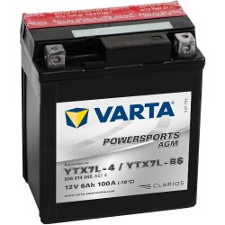 Varta Funstart AGM YTX7L-BS 6 Ah 50 CCA VARTA