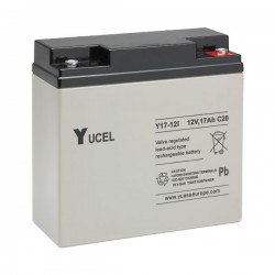 YUCEL Plomb Etanche Y17-12I / 12V 17Ah YUASA